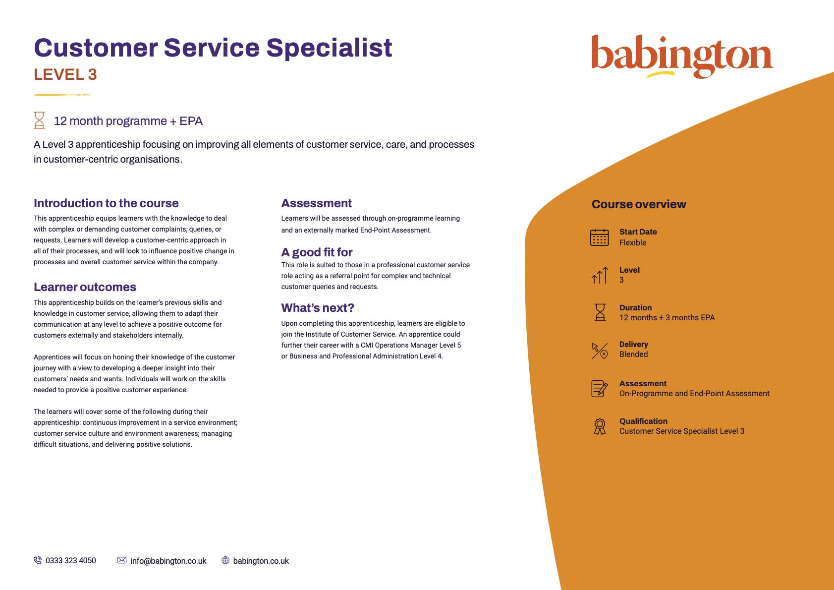 Customer Service Specialist Level 3 Jan 2026